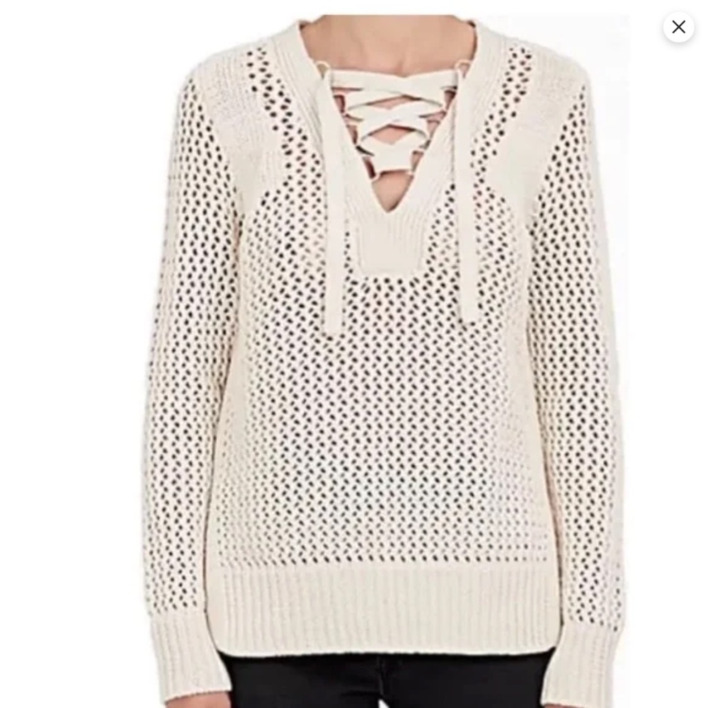 Derek Lam 10 Crosby Tie Neck Sweater